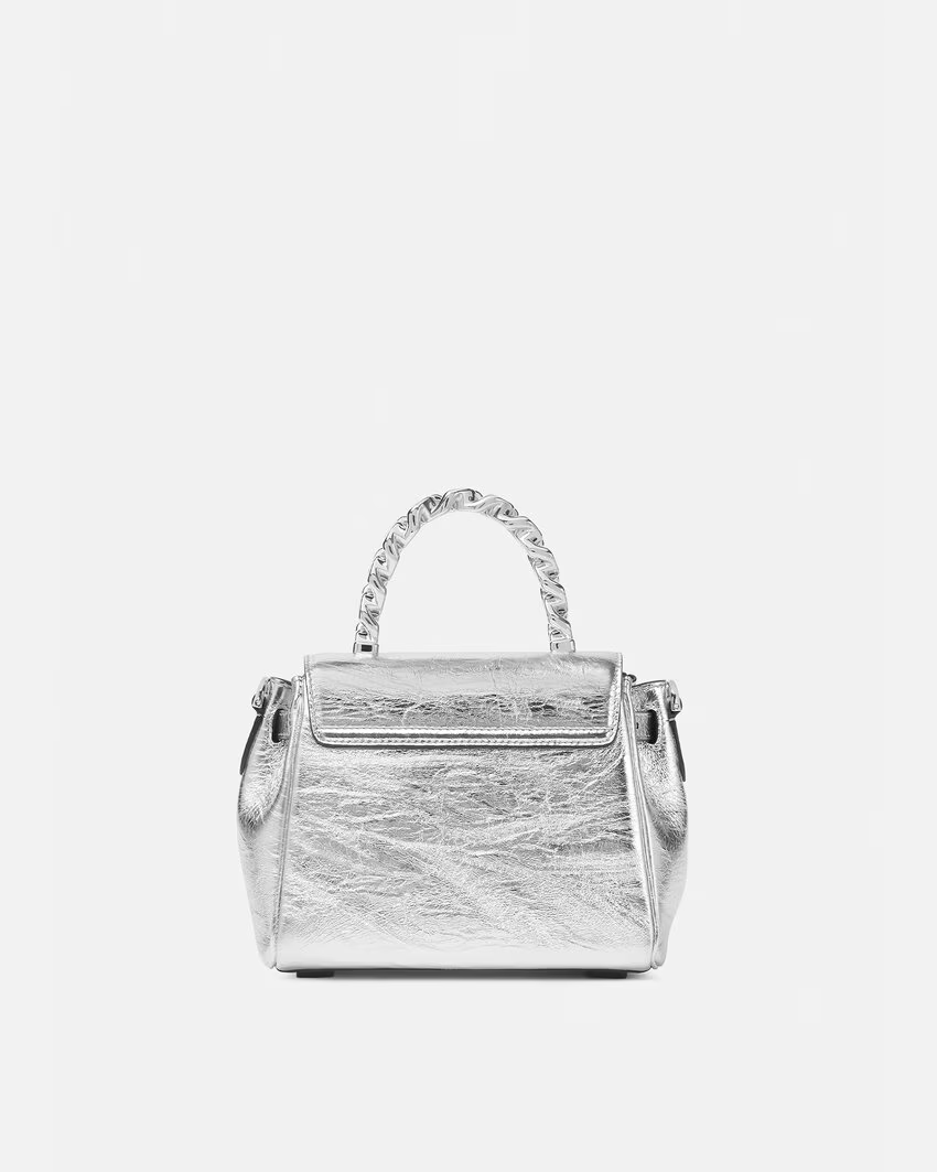 METALLIC LA MEDUSA SMALL HANDBAG